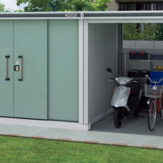 ヨド物置　エルモコンビ　間口2ｍ22㎝×奥行1ｍ52㎝