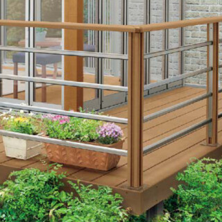 デッキフェンス（人工木仕様）