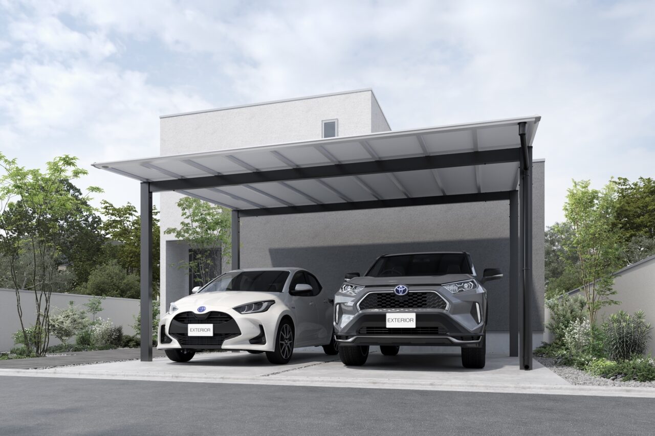 三協アルミ　カーポート　屋根材　シルバーポリカ