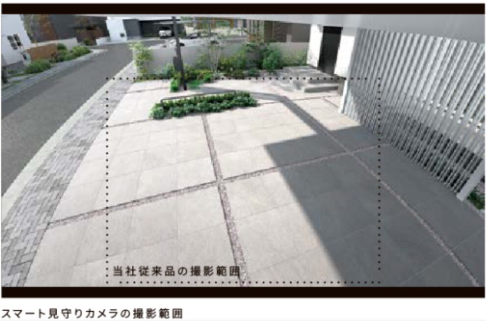 スマート見守りカメラの撮影画像
